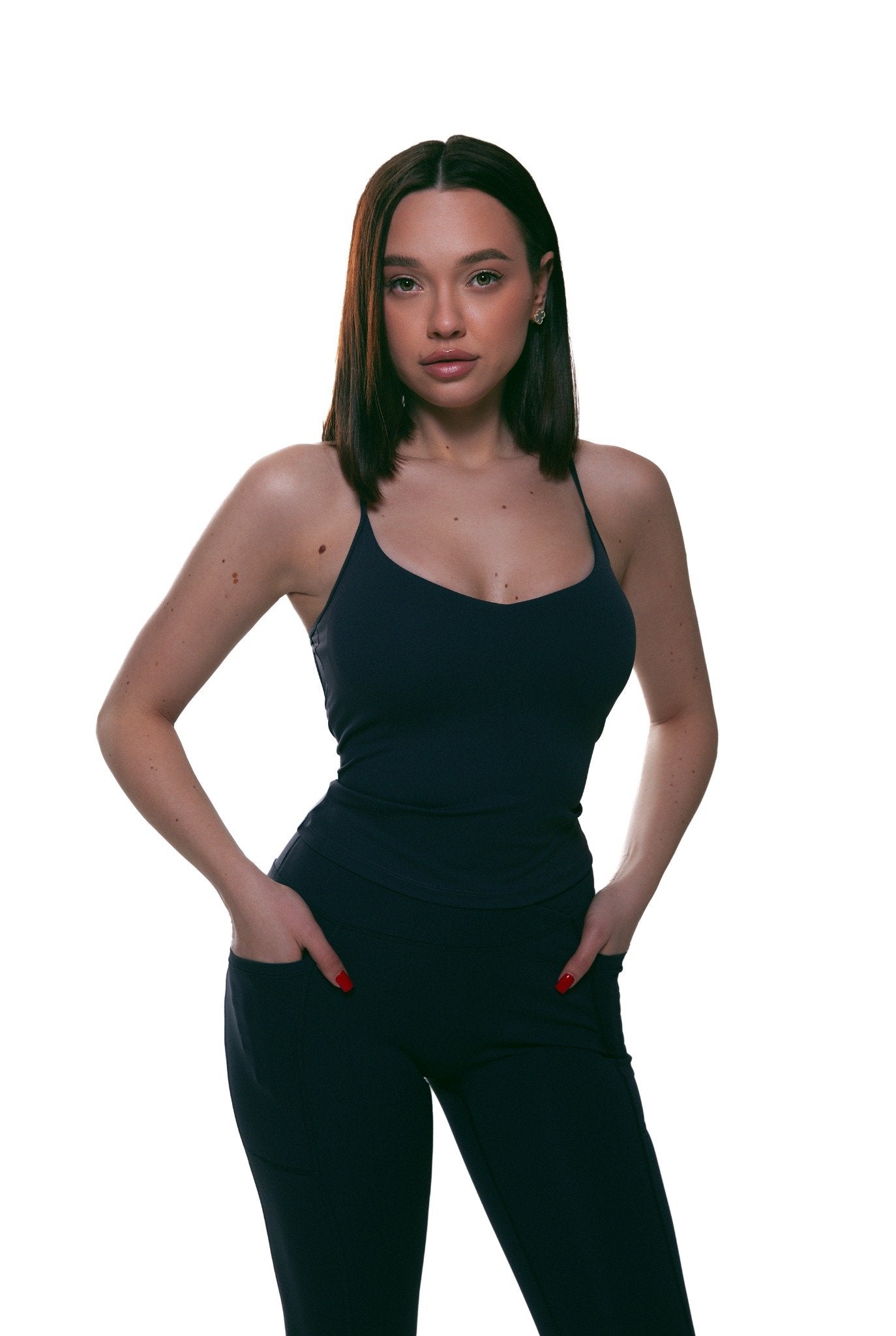 Pure Motion Cross-Back Top