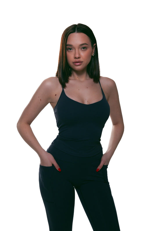 Pure Motion Cross-Back Top